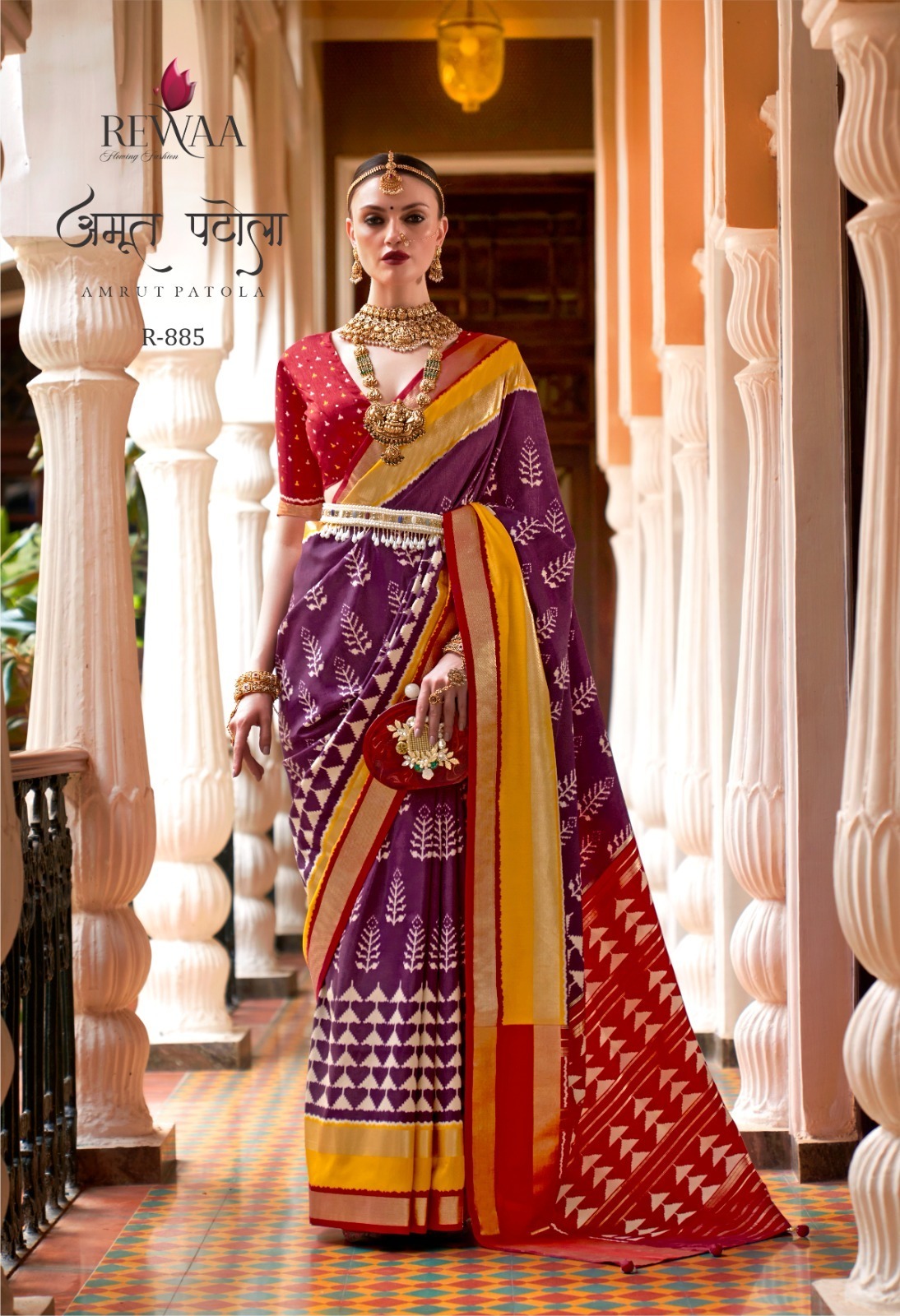 REWAA SAREES AMRUT PATOLA